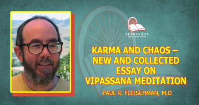 KARMA AND CHAOS - NEW AND COLLECTED ESSAY ON VIPASSANA MEDITATION