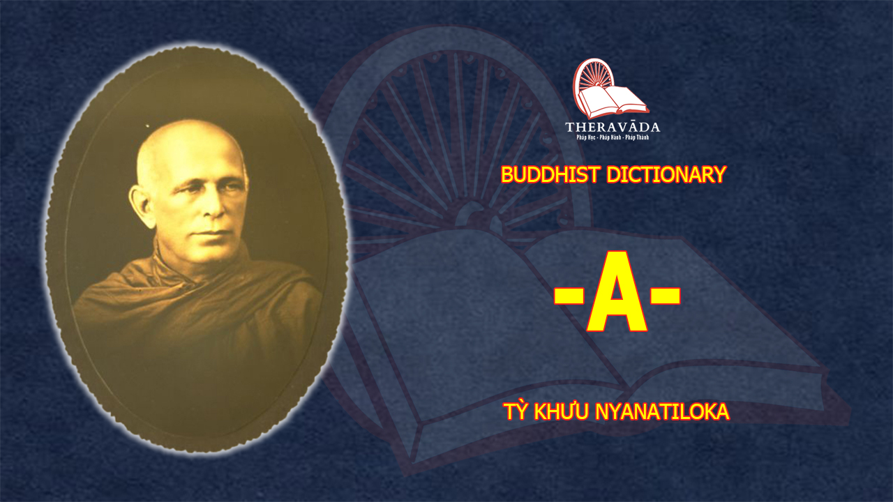 Buddhist Dictionary a