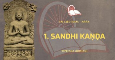 1. Sandhi kaṇḍa