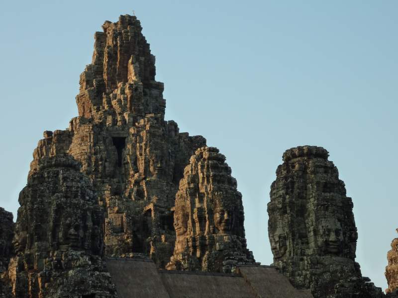 01 Towers at Dawn at Bayon, Angkor, Cambodia