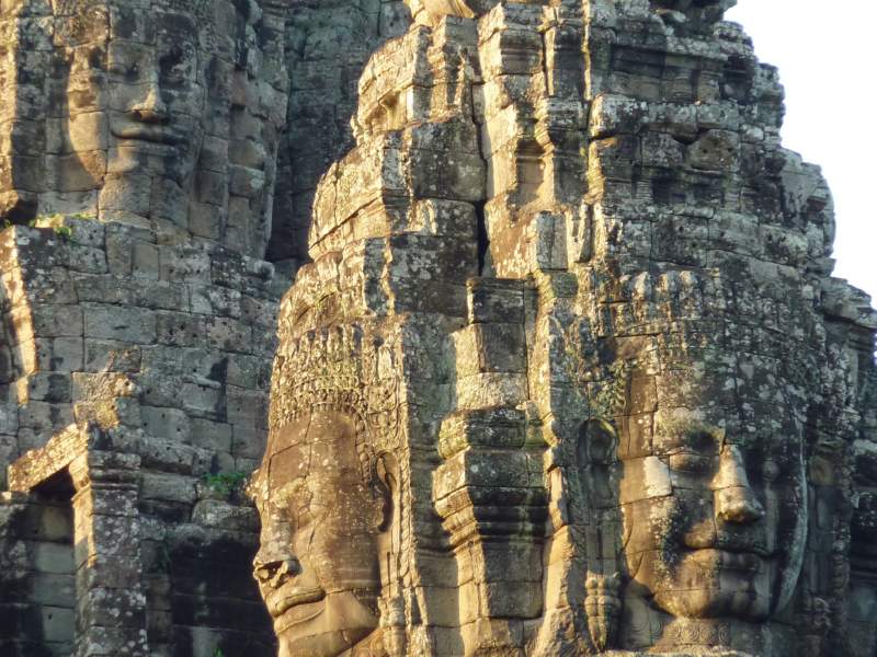02 Tower Faces at Bayon, Angkor, Cambodia