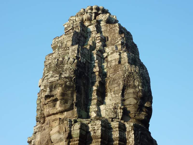 09 View of Tower Faces at Bayon, Angkor, Cambodia