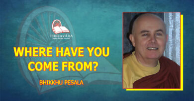 WHERE HAVE YOU COME FROM? - BHIKKHU PESALA