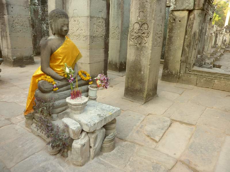 16 Buddha Image at Bayon, Angkor, Cambodia