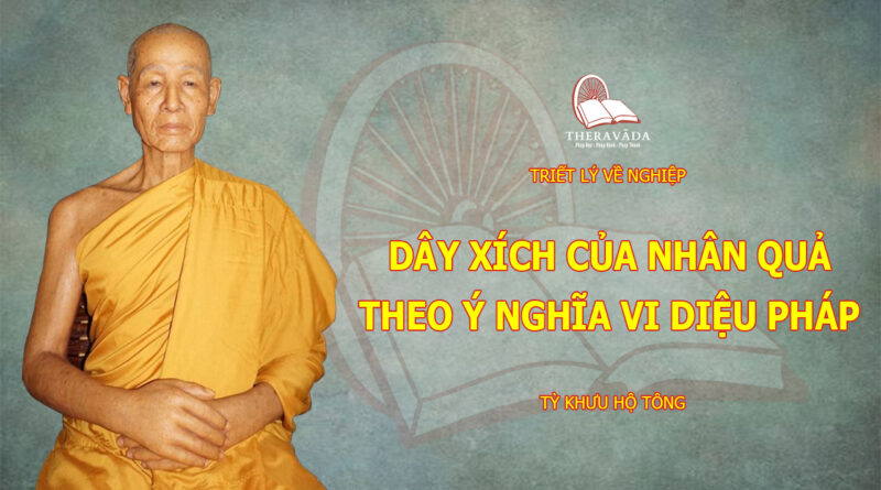 TRIET LY VE NGHIEP-TY KHUU HO TONG-THERAVADA