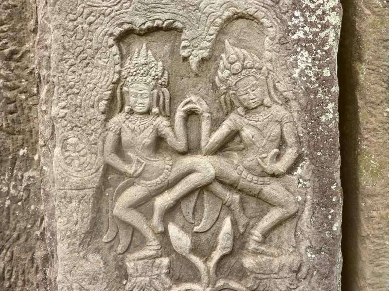 23 Apsaras Dancing at Bayon, Angkor, Cambodia