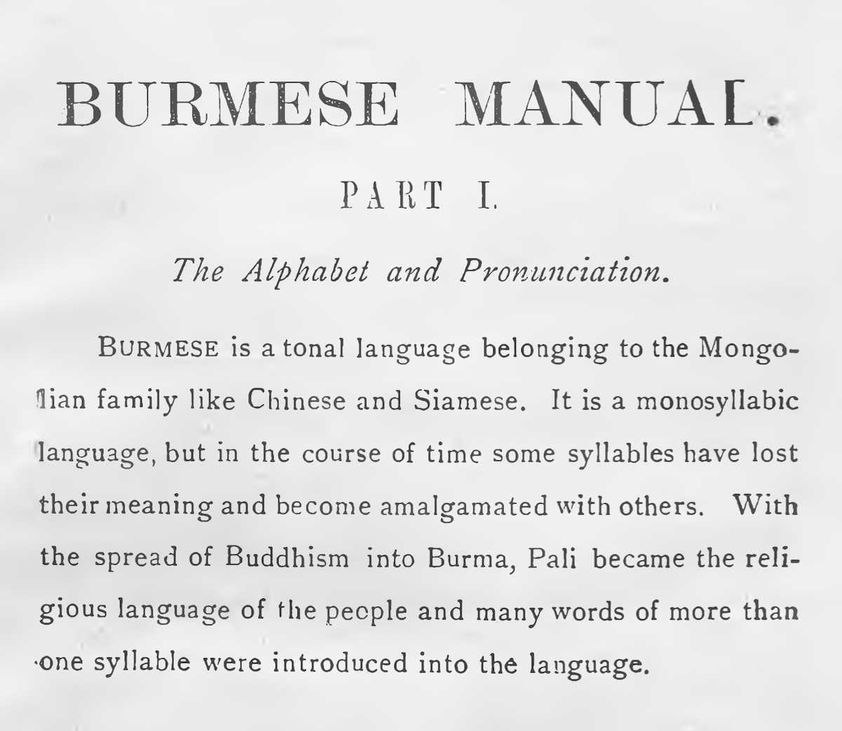 Burmese Grammar