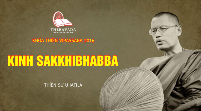Videos 5. Kinh Sakkhibhabba | Thiền Sư U Jatila - Khóa Thiền Năm 2016