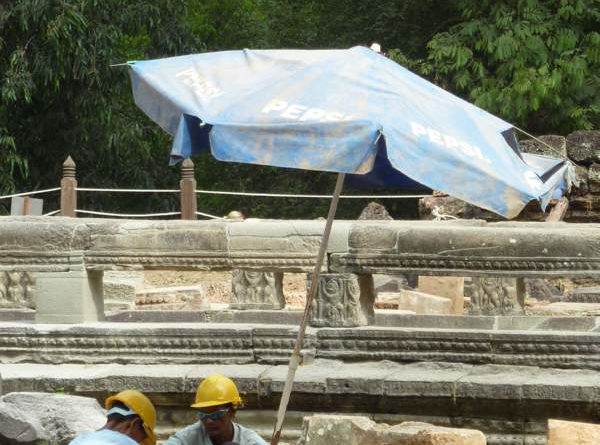 019 Renovation Workers at Ta Phrom Thumb
