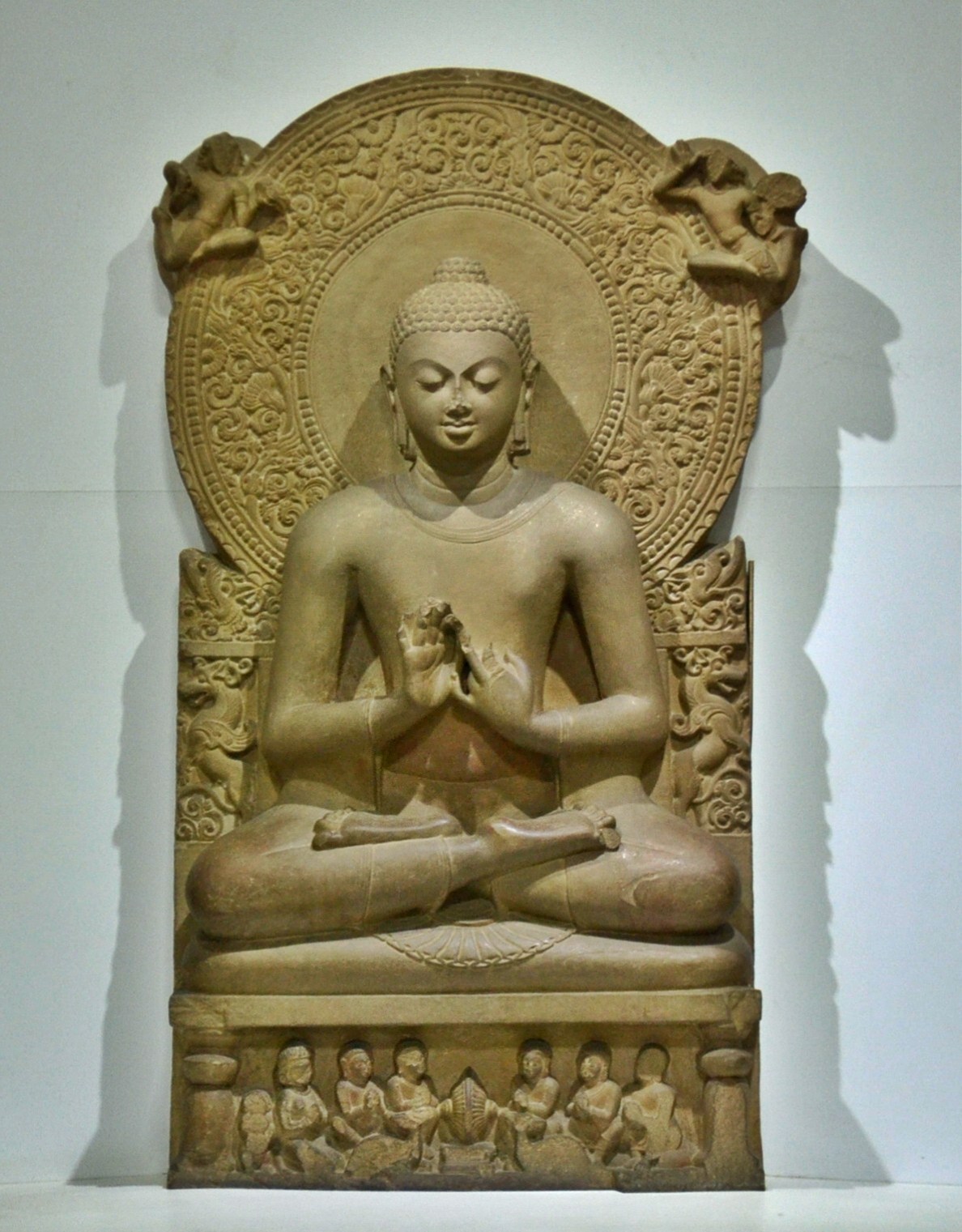 Buddha in Sarnath Museum Dhammajak Mutra
