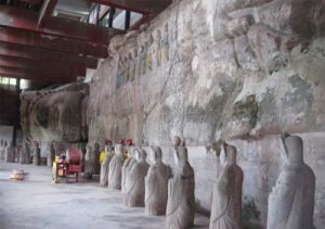 Tượng Phật tọa tại Chung Nam Sơn thuộc tỉnh Thiểm Tây