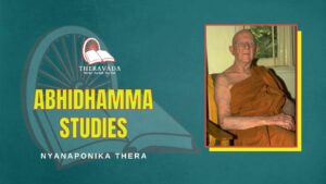 ABHIDHAMMA STUDIES - NYANAPONIKA THERA