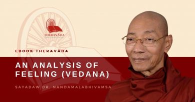 AN ANALYSIS OF FEELING (VEDANA) - DR. NANDAMALABHIVAMSA