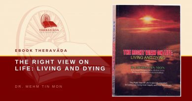 THE RIGHT VIEW ON LIFE: LIVING AND DYING - DR. MEHM TIN MON