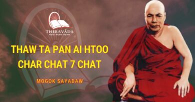 THAW TA PAN AI HTOO CHAR CHAT 7 CHAT - MOGOK SAYADAW