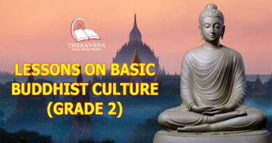 LESSONS ON BASIC BUDDHIST CULTURE (GRADE 2)