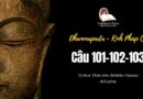 LỚP KINH PHÁP CÚ DHAMMAPADA PALI: CÂU 101-102-103