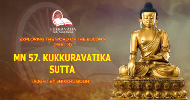 exploring the word of the buddha part 3 bhikkhu bodhi 3