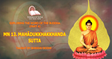 exploring the word of the buddha part 4 bhikkhu bodhi 1