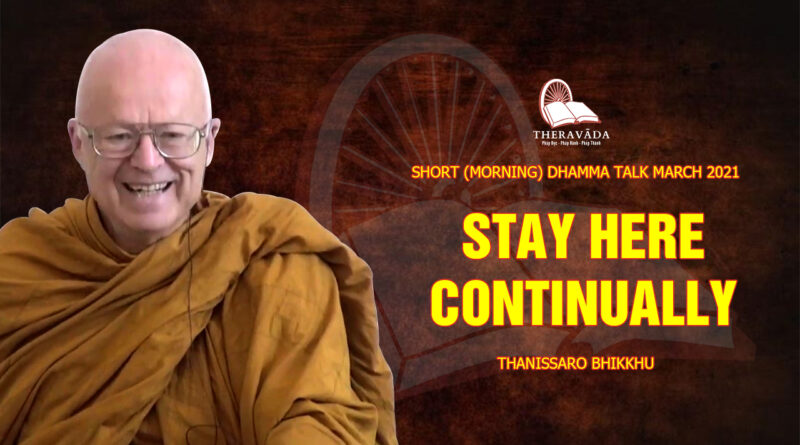 morning short dhamma talk march 2021 thanissaro bhikkhu 8