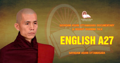 sayadaw ashin ottamasara documentary insight dhamma talk 157