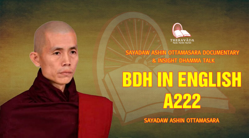 sayadaw ashin ottamasara documentary insight dhamma talk 235