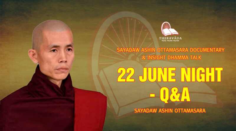 sayadaw ashin ottamasara documentary insight dhamma talk 266
