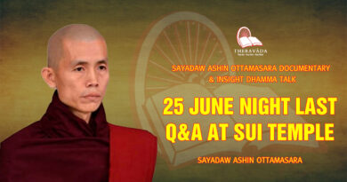 sayadaw ashin ottamasara documentary insight dhamma talk 274
