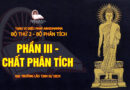 Tạng Vi Diệu Pháp (Abhidhamma) - Bộ 2. Bộ Phân Tích | Đại Trưởng Lão Tịnh Sự Dịch