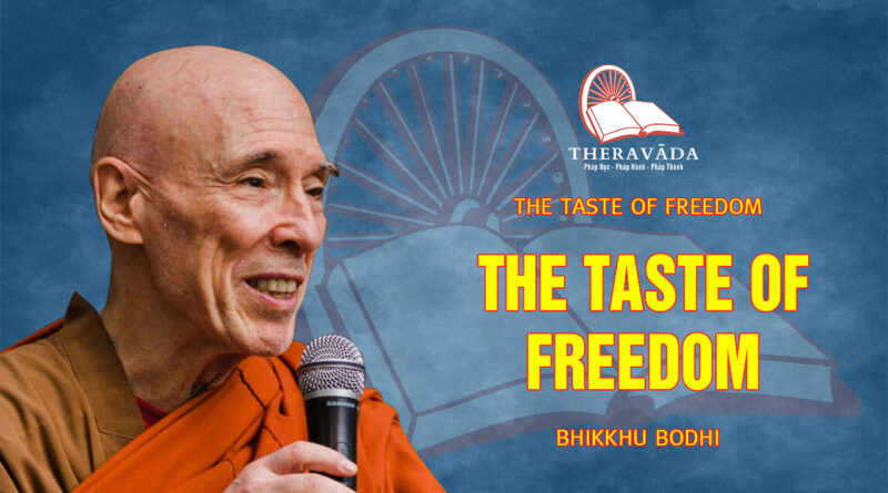 the taste of freedom bhikkhu bodhi 2