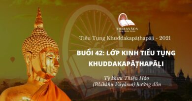 Buổi 42: Lớp Kinh Tiểu Tụng Khuddakapattha Pāḷi - Tỳ Khưu Thiện Hảo Giảng Dạy
