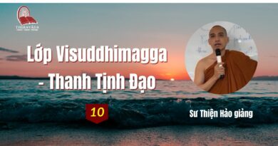 Buoi 10 Lop Visuddhimagga Thanh Tinh Dao Su Thien Hao Phat Giao Theravada 10