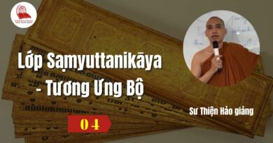 Buoi 4 Lop Saṃyuttanikaya Tuong Ung Bo Su Thien Hao Phat Giao Theravada 4