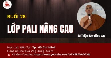 Lop Pali nang cao Su Thien Hao Phat Giao Theravada 3 1