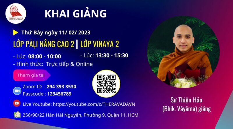 Lop Vinaya Pali Nang cao 2 Su Thien Hao Theravada