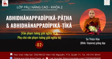 Lop Pali Nang Cao 2 Su Thien Hao Bhik Vayama Phat Giao Theravada 2