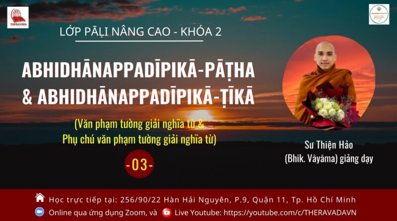 Lop Pali Nang Cao 2 Su Thien Hao Bhik Vayama Phat Giao Theravada 3