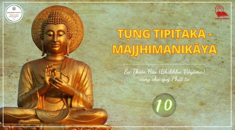 Tung Tipitaka Majjhimanikaya Su Thien Hao Phat giao Theravada 10