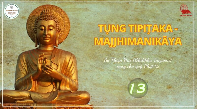 Tung Tipitaka Majjhimanikaya Su Thien Hao Phat giao Theravada 13