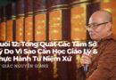 Buoi 12 Tong Quat Tam So Ly Do Hoc Giao Ly Thien Tu Niem Xu